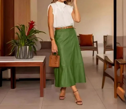 Conjunto Feminino Saia e Blusa Aline