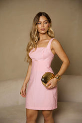 Vestido Monaco Rosa Bebê