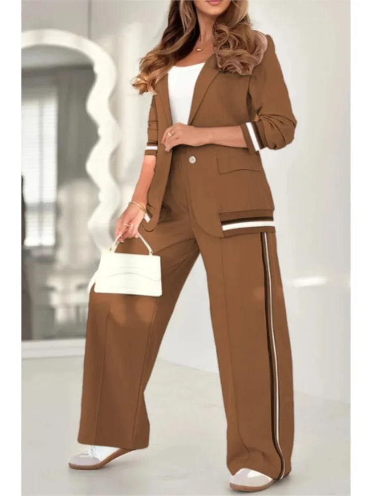 Conjunto Feminino Casaquinho + Calça Luiza