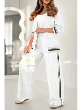 Conjunto Feminino Casaquinho + Calça Luiza